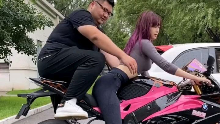 猪啊,哥!你看这胖的,车胎都给压瘪了,今儿这车你是无福享受了!
